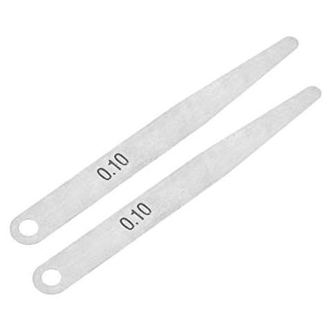uxcell Feeler Gauge 0.1mm Stainless Steel Cover