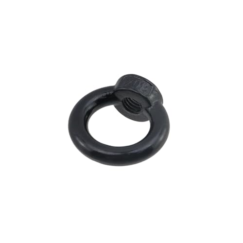 Image of Antrader M8 Metric Ring Shape Lifting Eye Nut,6PCS 304 Stainless Steel M8 Ring Eye Bolts Threaded Nuts