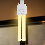 LED PL Lamp, 12W G24Q | 3CCT Selectable 3000K/4000K/5000K | Replaces 26W CFL | Energy-Efficient 120lm/W | Frosted Cover | Long-Lasting 30,000 Hours | (Type B, *Ballast Bypass*)