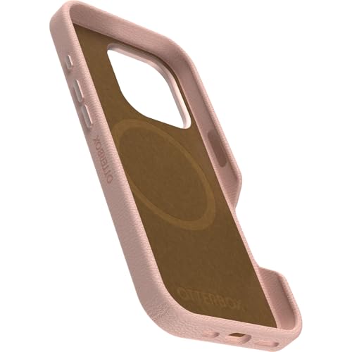 Image of OtterBox iPhone 16 Pro Symmetry Series Cactus Leather for MagSafe - Ballet Blush Pink - Ultra-Thin, Sleek iPhone Case, Premium iPhone Case, MagSafe Compatible