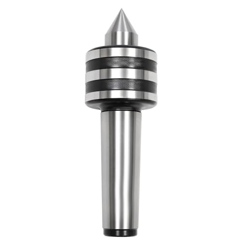 MT5 Live Center 60 Degree Morse Taper Precision Lathe Medium Duty Live Tailstock Center for Igh-Speed Lathes & CNC Lathes, Maximum 6300N Radial Load & 2400rpm