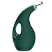 Rachael Ray 58587 Solid Glaze Ceramics EVOO Olive Oil Bottle Dispenser with Spout - 24 Ounce, Green