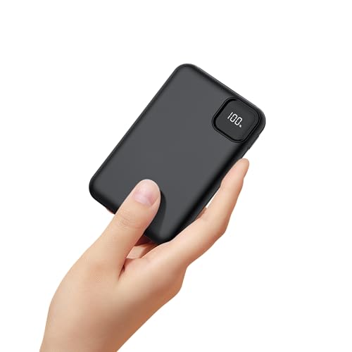 Batería externa de 20000 mAh, 22,5 W, QC 3.0 PD 20 W, USB C, carga rápida con banco de energía, batería externa de alta capacidad para smartphone, reloj inteligente, tableta, cámara