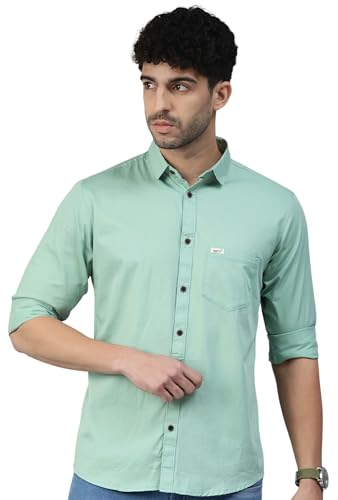 Image of Majestic Man Men Classic Slim Fit Pure Cotton Casual Shirt