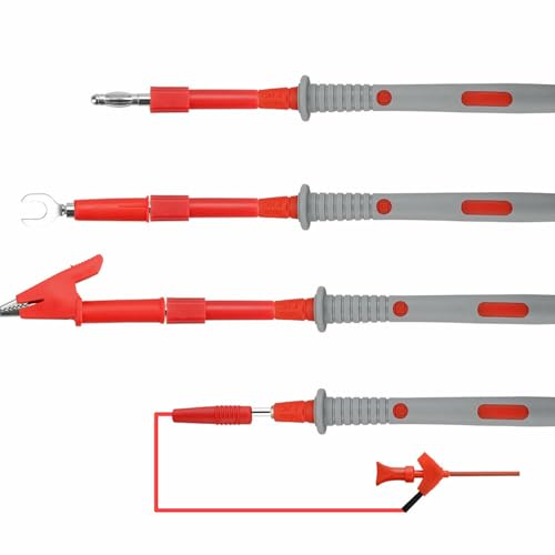 Multimètre : kit d'accessoires 21-en-1 et sondes de test électriques en PVC