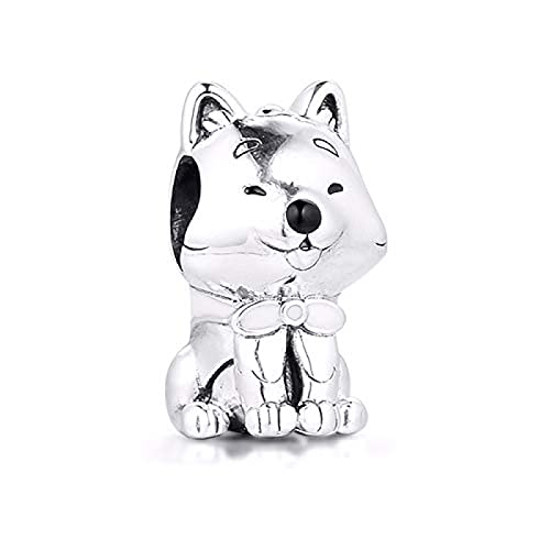 MAYILI 2023 Estate Giappone Akita Inu Perline per Cani 925 Argento Fai da Te Fit Bracciale Originale Pandora Glamour Gioielli di Moda