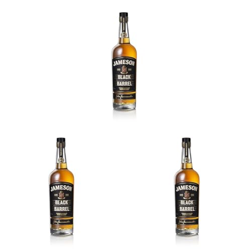 Jameson Black Barrel Whiskey Irlandés - 700 ml (Paquete de 3)