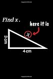 find x. here it is: Blank Lined math Teacher Notebook | Journal for Appreciation, Quote | Mathematical Gifts For Math Lovers Nerds Professors Teachers ... Gratitude | Best Student, funny math teacher.