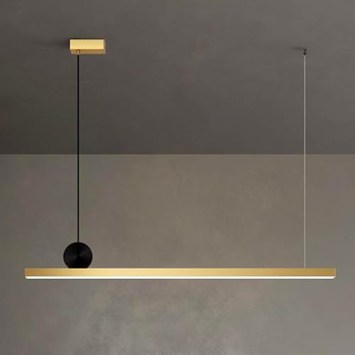 Luces colgantes lineales LED y lámparas de techo modernas para isla