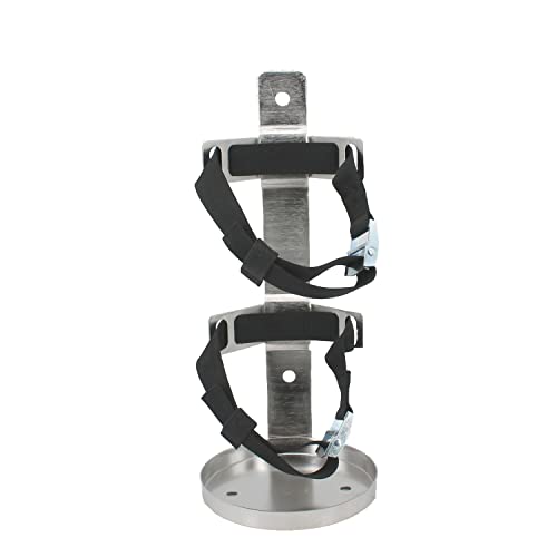 Soporte de metal para extintores en el hogar y taller, acero inoxidable de 5 libras 4