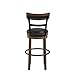 Ball & Cast Swivel Pub Height Barstool 29 Inch Seat Height Light Brown Set of 1