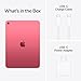 Apple iPad 11-inch: A16 chip, 11-inch Model, Liquid Retina Display, 128GB, Wi-Fi 6, 12MP Front/12MP Back Camera, Touch ID, All-Day Battery Life — Pink