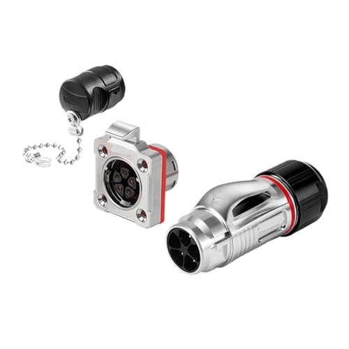 Conector Industrial Aviation Metal Formal BD-20 5 núcleos miniatura 1
