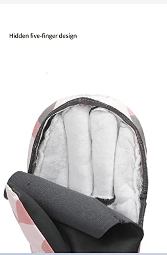 NICEYEA Women Ski Gloves Snow Gloves Winter Warm Touch Screen Cold Weather Gloves Waterproof Snowboard Gloves for Cycling Running Climbing Outdoor Sports