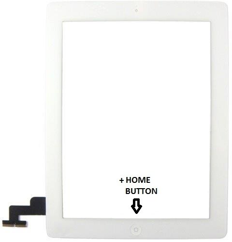 New digitalizador de pantalla táctil de cristal de repuesto para Apple iPad 2 16 GB Color blanco