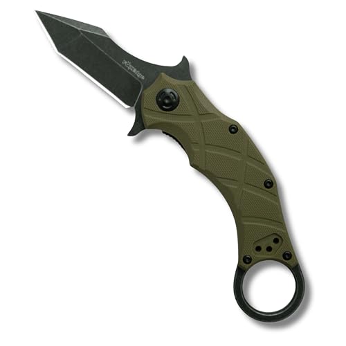 Fox Edge The Claw FE-015 Folding Knife 2.5in Stainless Steel Tanto Blade