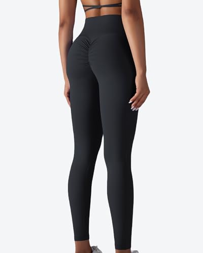 Leggings de Sport pour Femmes Taille Haute Long Opaques Pantalons de Yoga avec Poches Collants de Fitness Yoga Gym Course – Image 4