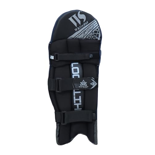 Image of Whitedot PU Eleanor Cricket Batting Pad, Suitable for Youth Right Hand, Navy Blue