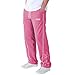 FQZWONG Men's Baggy Track Pants Y2K Streetwear Sweatpants Casual Loose Drawstring Letter Lounge Sports Trousers with Pockets（2-Pink,Medium