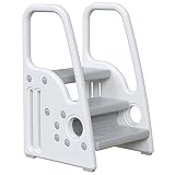 Gupamiga Toddler Step Stool for Kids，Toddler Step Ladder for Step Stool for Bathroom, Kitchen and T