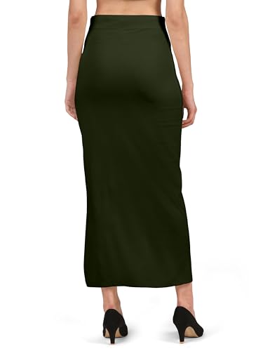 Image of Mehrang Stretchable Saree Shapewear Petticoat for Women, Cotton Blended,Petticoat,Skirts for Women,Shape Wear Dress for Saree