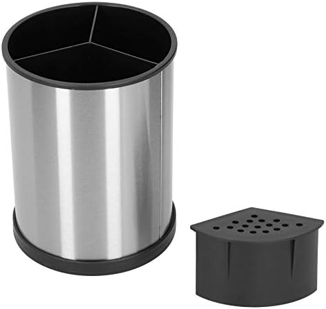 Rotating Chopsticks Organizer, Multifunction Utensil Holder Cutlery Tableware with Removable Insert for Cooking