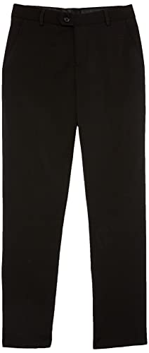Isaac Mizrahi Boy's Slim Fit Solid Textured Pants