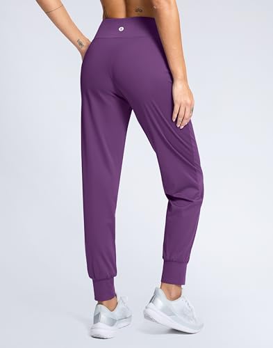 Image of SANTINY Women's Joggers Pants with Pockets Lightweight High Waisted Athletic Gym Workout Pants for Women Yoga Travel