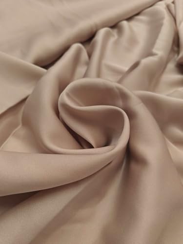 Satin de soie anti-plis coquille d'œuf opaque 32 mommes fini la transparence en couture