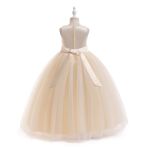 Flower Girl Dresses Kids Tulle Formal Ball Gown Wedding Bridesmaid Princess Pageant Birthday Party Dress4