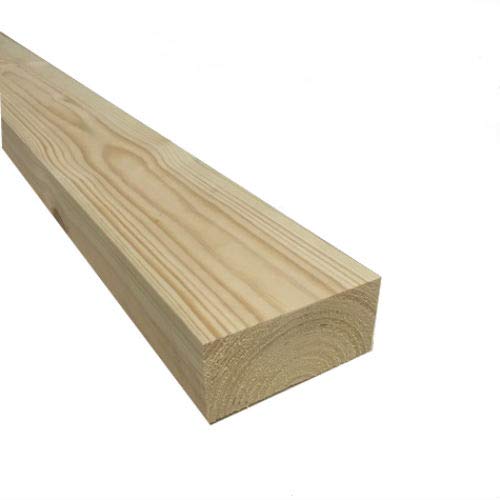 Pine Planed All Round Timber 100mm x 50mm (4" x 2") - 2.4 Metres (Pack of 3)