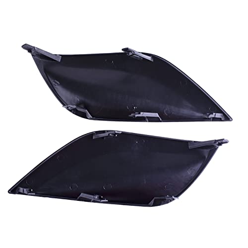 Image of Pair Fog Light Covers Compatible With Nissan Versa 2015-2019 | Insert Grille Bezel RH LH Replaces NI1039133 NI1038133 622566W80A 622576W80B