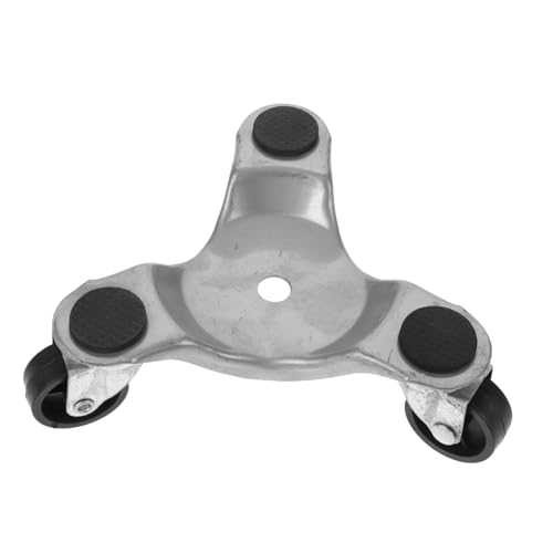 TOPBATHY Plataforma Rodante para Electrodomésticos Alfombra Pequeño Agente De Mudanzas Carrito De Muñecas Moviente Fácil Ruedas para Muebles Accesorios Planchar Silver