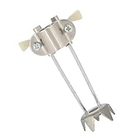 Chrees Eisgriff für Gehstock - Anti-Rutsch, Silber, Classic, Bergsteigen, Wandern, Eis und Schnee