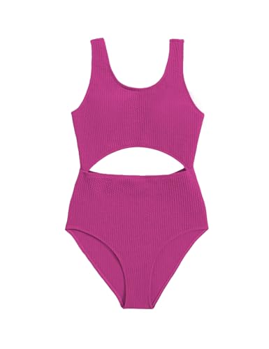 Image of Kilymosy Girls Swimsuit One Piece Bathing Suits Beach Swimwear for 6-14 Years