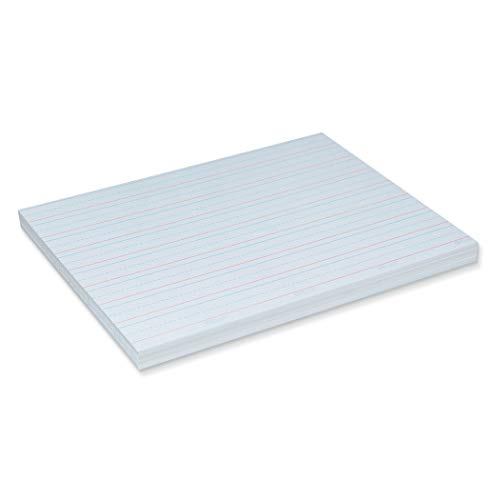Gowrite! Paclb8512 Dry Erase Learning Sheets, White, 3/4" X 3/8" X 1/4" Ruled, 11" X 8-1/4", 30 Sheets #TOP1