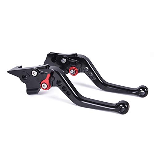Heran Short Brake Clutch Levers for Yamaha YFZ 450 S/T/V 2003-2006, YFM 660 Raptor 2001-2006,YFM 350 Raptor 2006-2013, Banshee YFZ350 1995-2008, YFS200 Blaster 2003-2007,YFM 700 Raptor 2000-2006