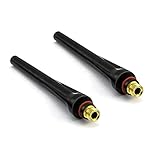 WeldingCity 2-pk Long Back Cap 57Y02 for TIG Welding Torch 17, 18 and 26 Series (Pack of 2)