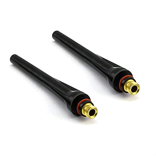 WeldingCity 2-pk Long Back Cap 57Y02 for TIG Welding Torch 17, 18 and 26 Series (Pack of 2)
