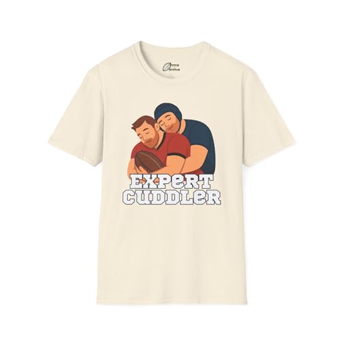 Expert Cuddler Rugby T-Shirt with Graphic Design