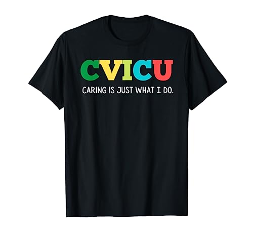 CVICU Cardio RN Cardiovascolare ICU Infermiera Battito cardiaco Maglietta