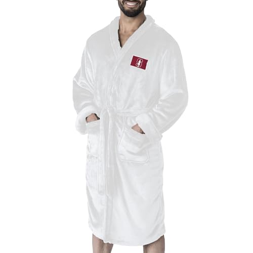 Northwest NCAA Team Pride Silk Touch Robe with Logo, Comfortable Lounge Wear for Men and Women