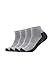 Produktbild Camano Unisex Sportsocken kurz Atmungsaktiv Bequem Perfekte Passform Tennissocken Verstärkt Herren und Damen pro tex 4er Pack 43/46 grey
