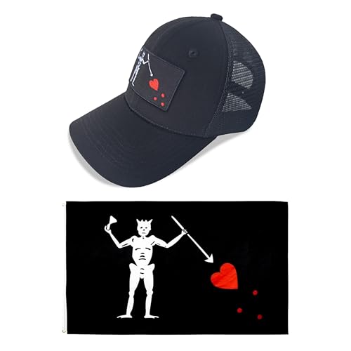 Svartskägg broderad lapp, tätningar lag taktisk basebollkeps, andningsbar nät baseballkeps + lapp, 3, L