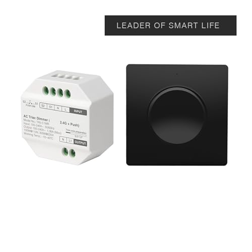Controlador LED K1B y TRI-C1WR interruptor regulatorio Triac 110V-220V 3