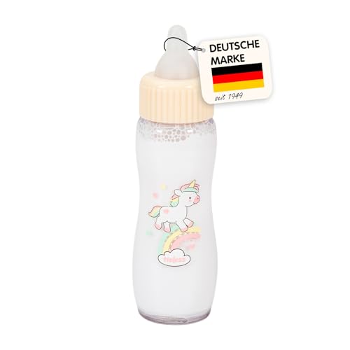 Heless 940 - Biberón mágico para muñecas «Henri el Unicornio», con Tapa Beige y Motivo de Unicornio, Accesorio para muñecas con Leche mágica Heless 940 - Biberón mágico para muñecas «Henri el Unicornio», con Tapa Beige y Motivo de Unicornio, Accesorio para muñecas con Leche mágica