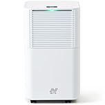 NETTA 12L/Day Compressor Quiet Dehumidifier, Powerful Mould Remover & Laundry Drying with 24-Hour Timer and Sleep Mode for Damp, Mould and Condensation, 2L Water Tank, Child Lock