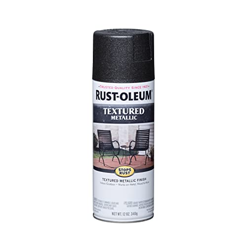 Rust-Oleum 252303 Stops Rust Metallic Textured Spray Paint, 12 Oz, Galaxy