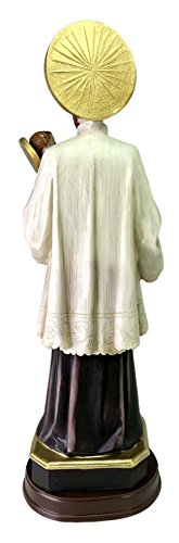 Estatua Cajetano San Cayetano 12" Religiosa Blanca miniatura 3