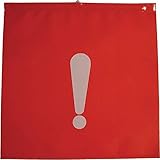 EAN:4332163735519 Schlussfahne 30 x 30 cm m.Aufdruck Ausrufezeichen